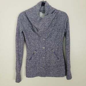 Armani Exchange knit moto snap jacket I26